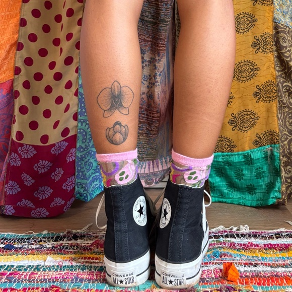 Black High-Top Platform Converse - Picture 2 of 4